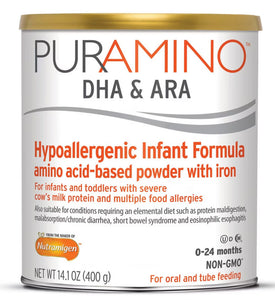 PurAmino Hypoallergenic Infant Formula 14.1oz (pack of 5)