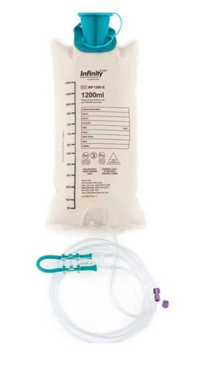 MOOG Infinity 1200 mL Bag Set with ENFit® Connector (30 count)