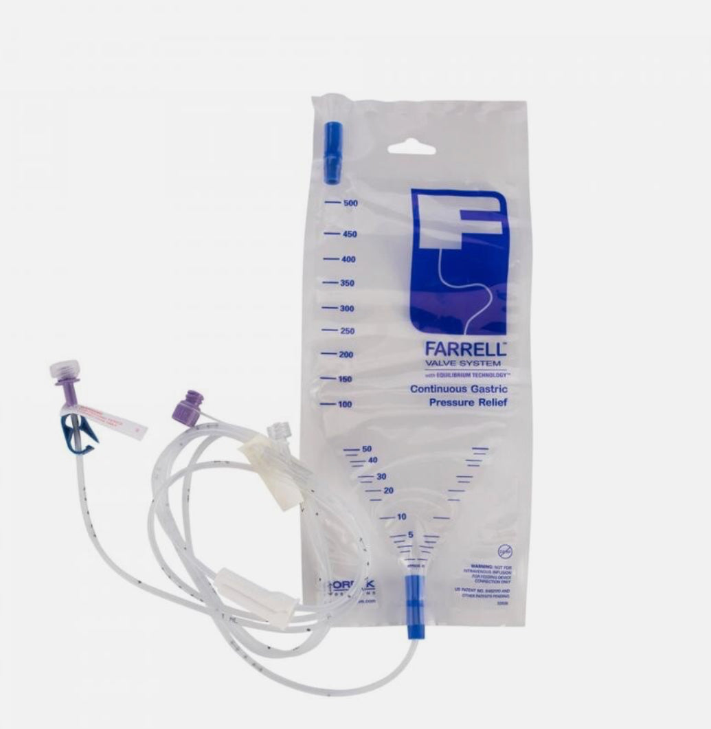 HALYARD Farrell Valve Closed Enteral Decompression System REF 20-4100 (30 count)