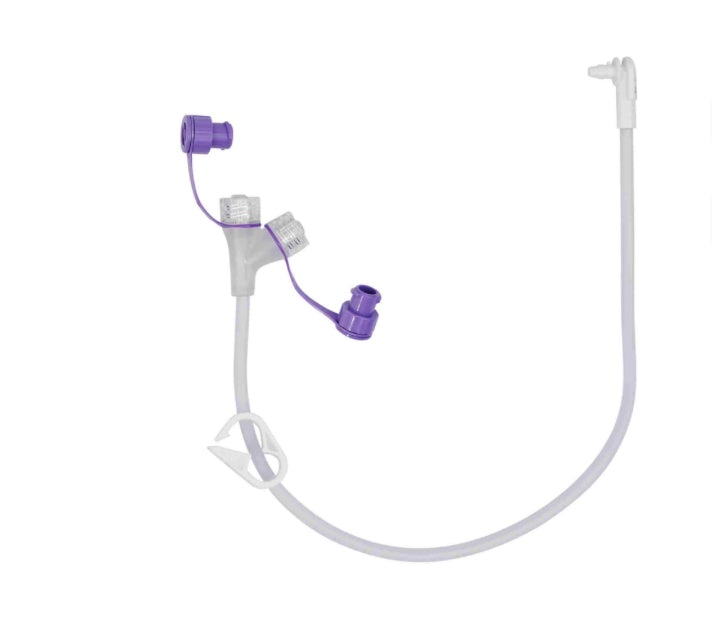 Mic-Key Continuous Feeding Extension Set With Enfit Connector, 12